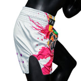 BS1939 Fairtex Funky Soul White Muaythai Shorts