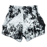BS1948 Fairtex Grunge White Muaythai Shorts