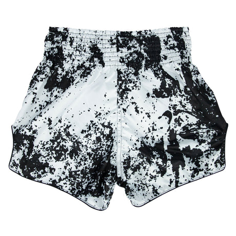 BS1948 Fairtex Grunge White Muaythai Shorts