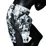 BS1948 Fairtex Grunge White Muaythai Shorts