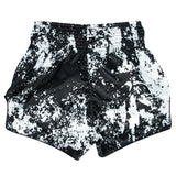 BS1949 Fairtex Grunge Black Muaythai Shorts
