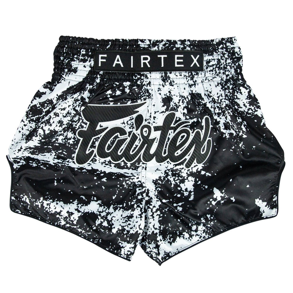 BS1949 Fairtex Grunge Black Muaythai Shorts