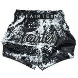 BS1949 Fairtex Grunge Black Muaythai Shorts