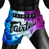 BS1950 Fairtex White Tech House Muaythai Shorts