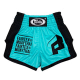 BSK2107 Fairtex Kids Muaythai Shorts Turquoise