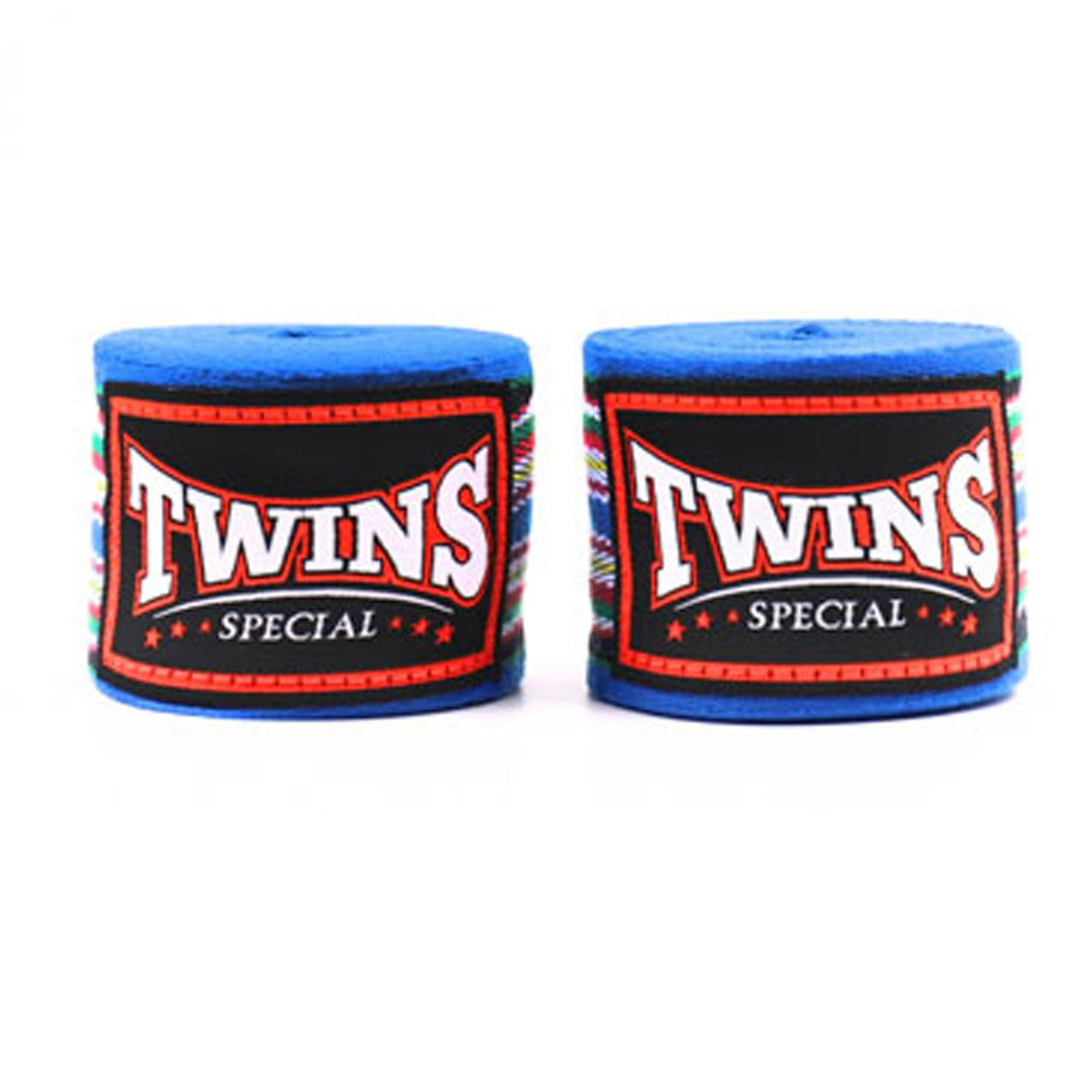 Twins Special CH2 5m Cotton Handwraps - Blue Striped