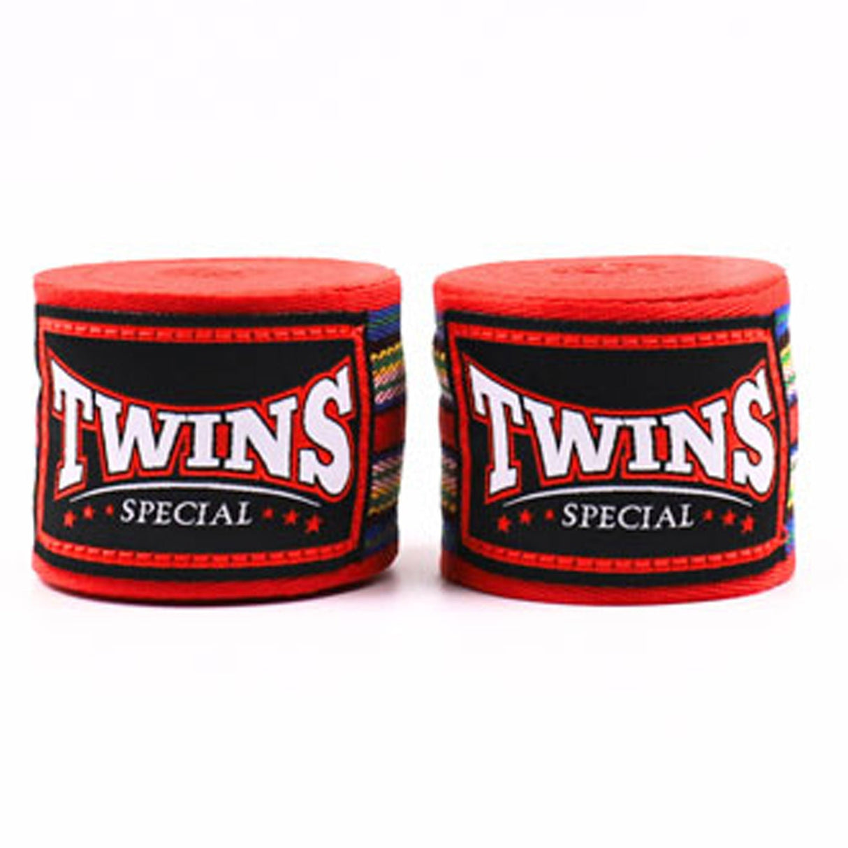 Twins Special CH2 5m Cotton Handwraps - Red Striped
