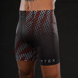 CP9 Fairtex Mens Vale Tudo Shorts Black-Orange