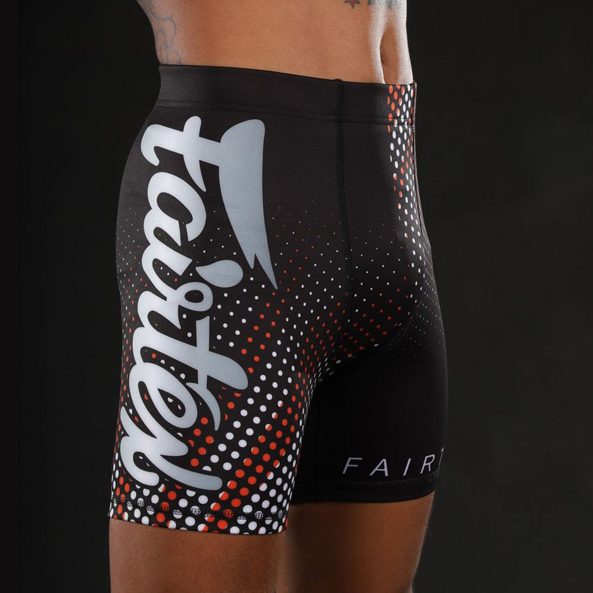 CP9 Fairtex Mens Vale Tudo Shorts Black-Orange