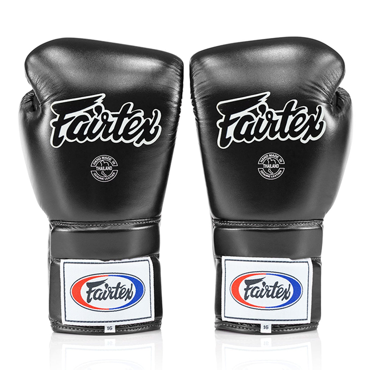 Fairtex BGL3 Lace-up Sparring Gloves - Black