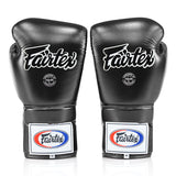 Fairtex BGL3 Lace-up Sparring Gloves - Black