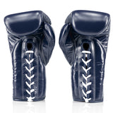 Fairtex BGL3 Lace-up Sparring Gloves - Blue