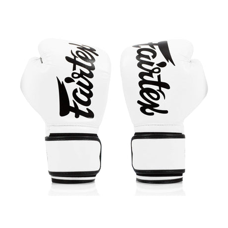 Fairtex BGV14 Microfibre Boxing Gloves - White