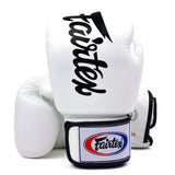 Fairtex BGV19 Deluxe Tight-Fit Gloves White