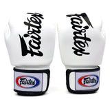 Fairtex BGV19 Deluxe Tight-Fit Gloves White