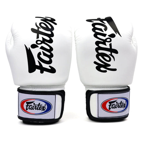 Fairtex BGV19 Deluxe Tight-Fit Gloves White