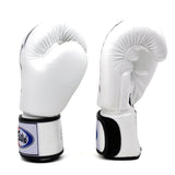 Fairtex BGV19 Deluxe Tight-Fit Gloves White