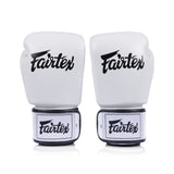 Fairtex BGV1C-PLUS Microfibre Boxing Gloves - White