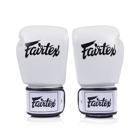 Fairtex BGV1C-PLUS Microfibre Boxing Gloves - White