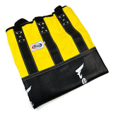 Fairtex HB3 Extra Large Leather Heavy Bag - Black-Yellow (UN-FILLED)