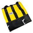 close up view of Fairtex HB3 Extra Large Leather Heavy Bag (UNFILLED) Yellow