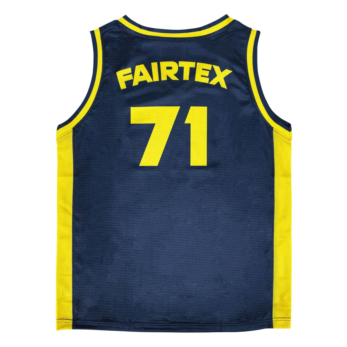 Fairtex JS27 Basketball Jersey - Navy-Yellow