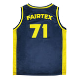 Fairtex JS27 Basketball Jersey - Navy-Yellow