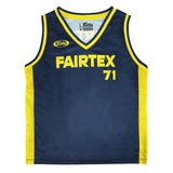 Fairtex JS27 Basketball Jersey - Navy-Yellow