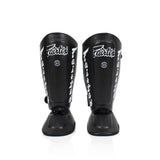 Fairtex SP7 Twister Detachable Shin Guards - Black