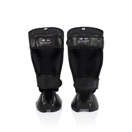 Fairtex SP7 Twister Detachable Shin Guards - Black