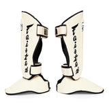 Fairtex SP7 Twister Detachable Shin Guards  - White