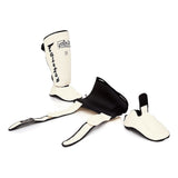 Fairtex SP7 Twister Detachable Shin Guards  - White