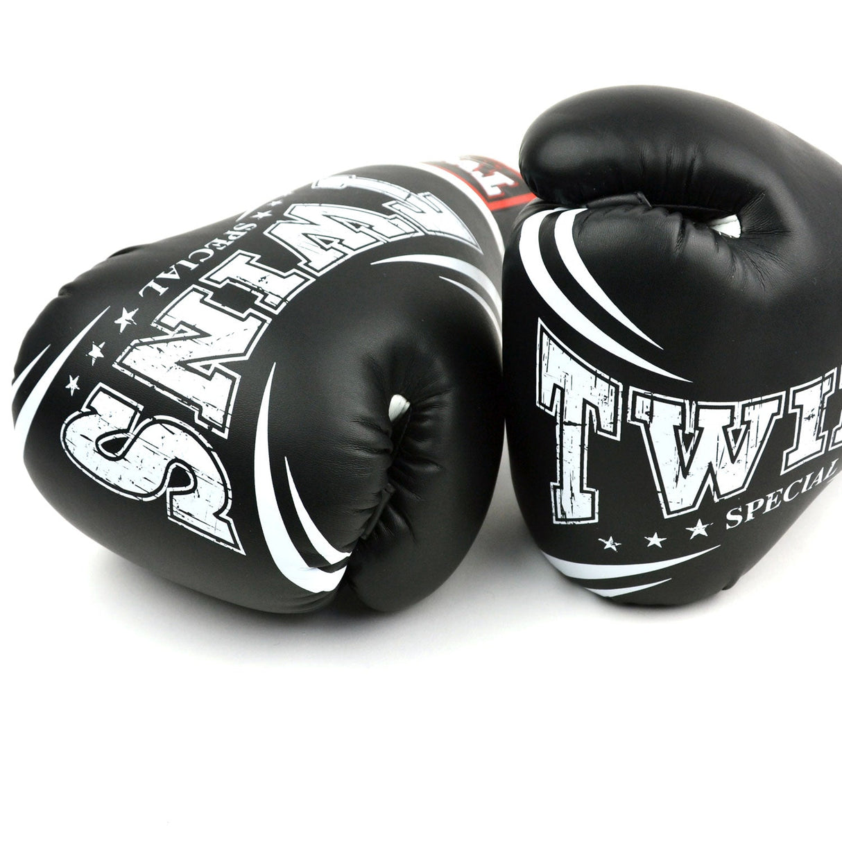 Twins Special FBGVDM3-TW6 Synthetic-Leather Boxing Gloves - Black