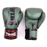 Twins Special FBGVDM3-TW6 Synthetic-Leather Boxing Gloves - Olive