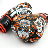 Twins Special FBGVL4-53 Boxing Gloves - Calaveras - Orange