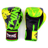 Twins Special FBGVL4-61 Boxing Gloves - Candy - Black-Green
