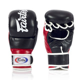 Fairtex FGV18 Super Sparring MMA Gloves - Black-Red