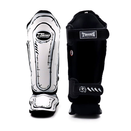 Twins Special FSGL10-66 Leather Shin Pads - Comic
