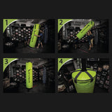 HB7 Fairtex 7ft Pole Bag Black (UN-FILLED)