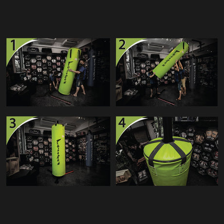 HB7 Fairtex 7ft Pole Bag Black (UN-FILLED)