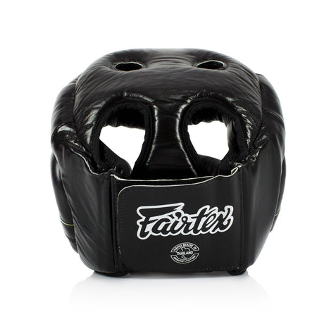 HG13 Fairtex Diagonal Vision Sparring Headguard Black