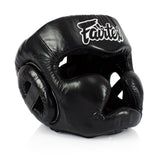 HG13 Fairtex Diagonal Vision Sparring Headguard Black