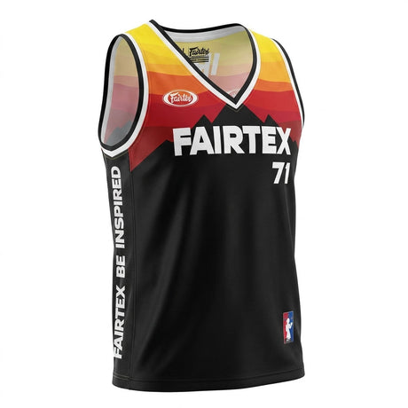 JS26 Fairtex Basketball Jersey Black-Orange