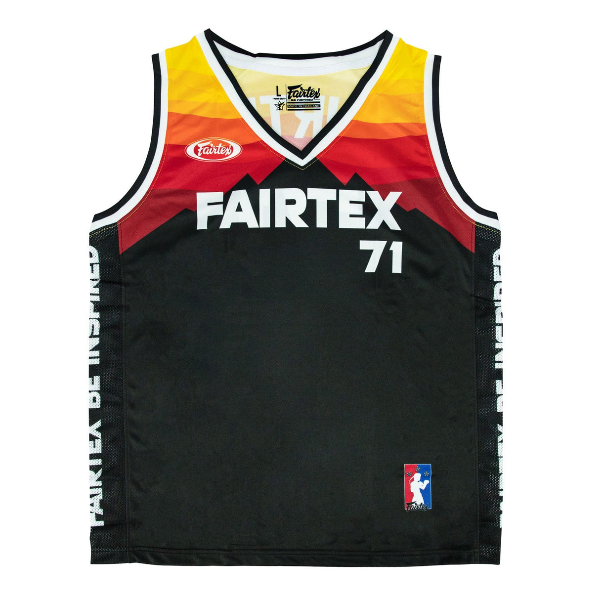 JS26 Fairtex Basketball Jersey Black-Orange
