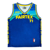 JS26 Fairtex Basketball Jersey Blue-Yellow