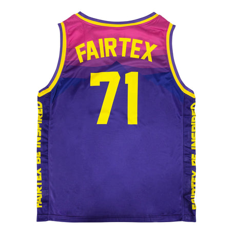 JS26 Fairtex Basketball Jersey Purple-Yellow