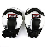 KPL11 Twins Curved Leaf-Shape Kick Pads White-Black