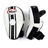 KPL11 Twins Curved Leaf-Shape Kick Pads White-Black