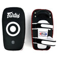 Fairtex KPLC5 Lightweight Thai Kick Pads black white front view