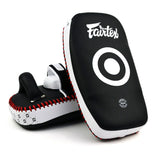 KPLC5 Fairtex Microfibre Thai Kick Pads Black-White